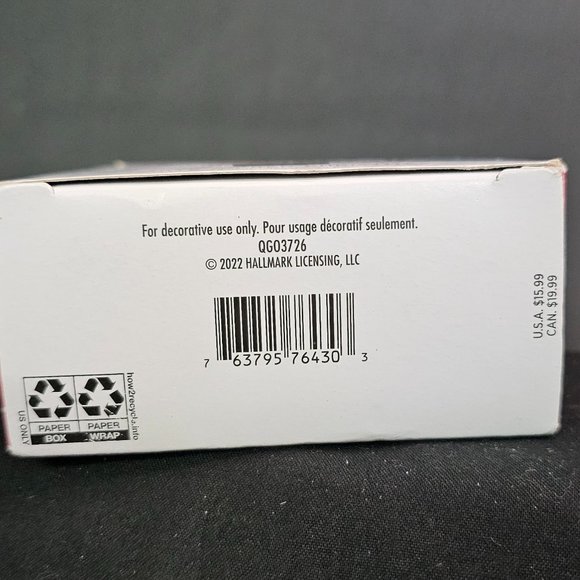 Hallmark White Or Red Christmas Wine Bottle With Sweater Keepsake Ornament NIB - Picture 2 of 3